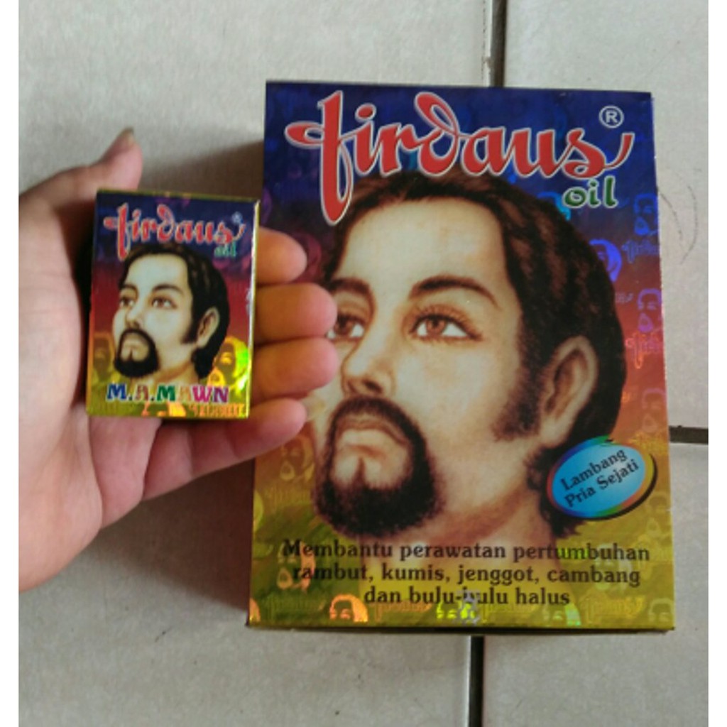 Promo Firdaus oil Penumbuh rambut bulu jenggot kumis Diskon