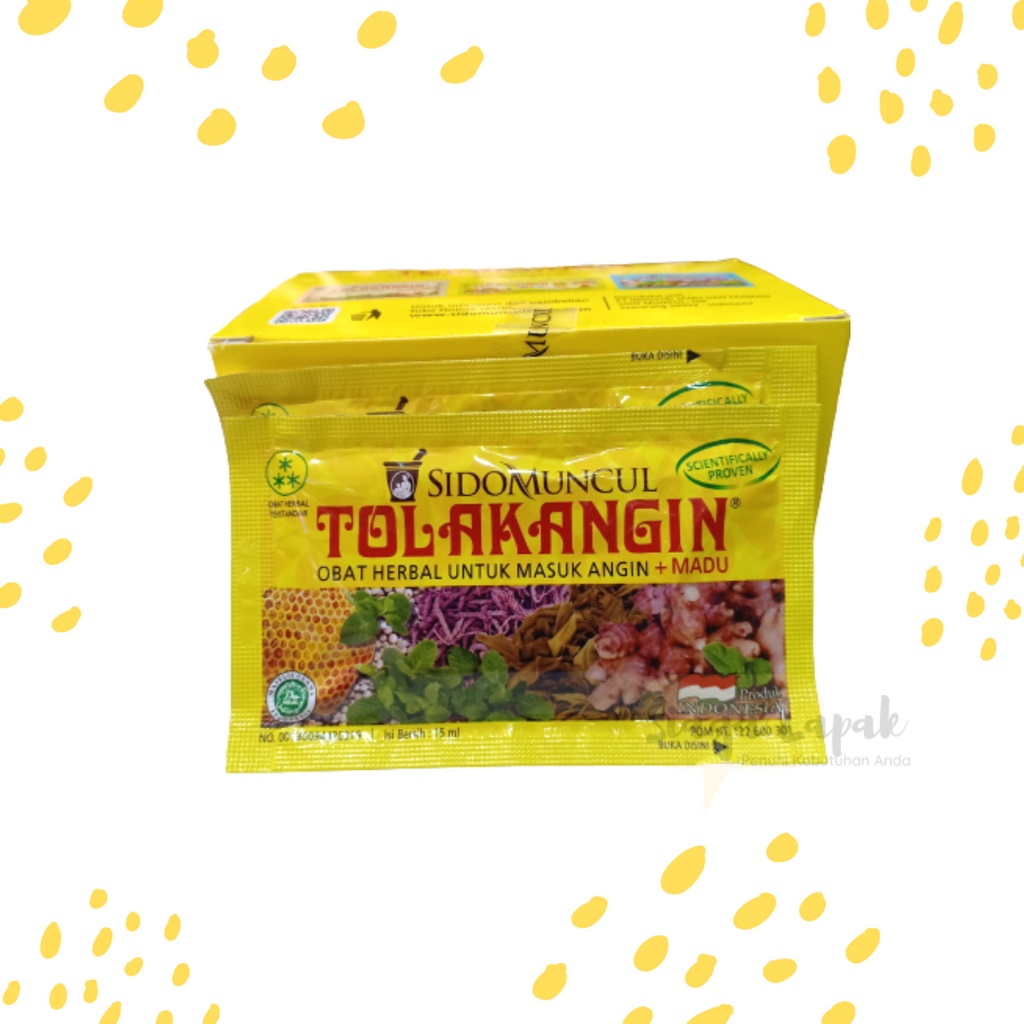 Tolak Angin Cair Herbal+Madu 1 Box isi 12 Sachet - Obat Masuk Angin