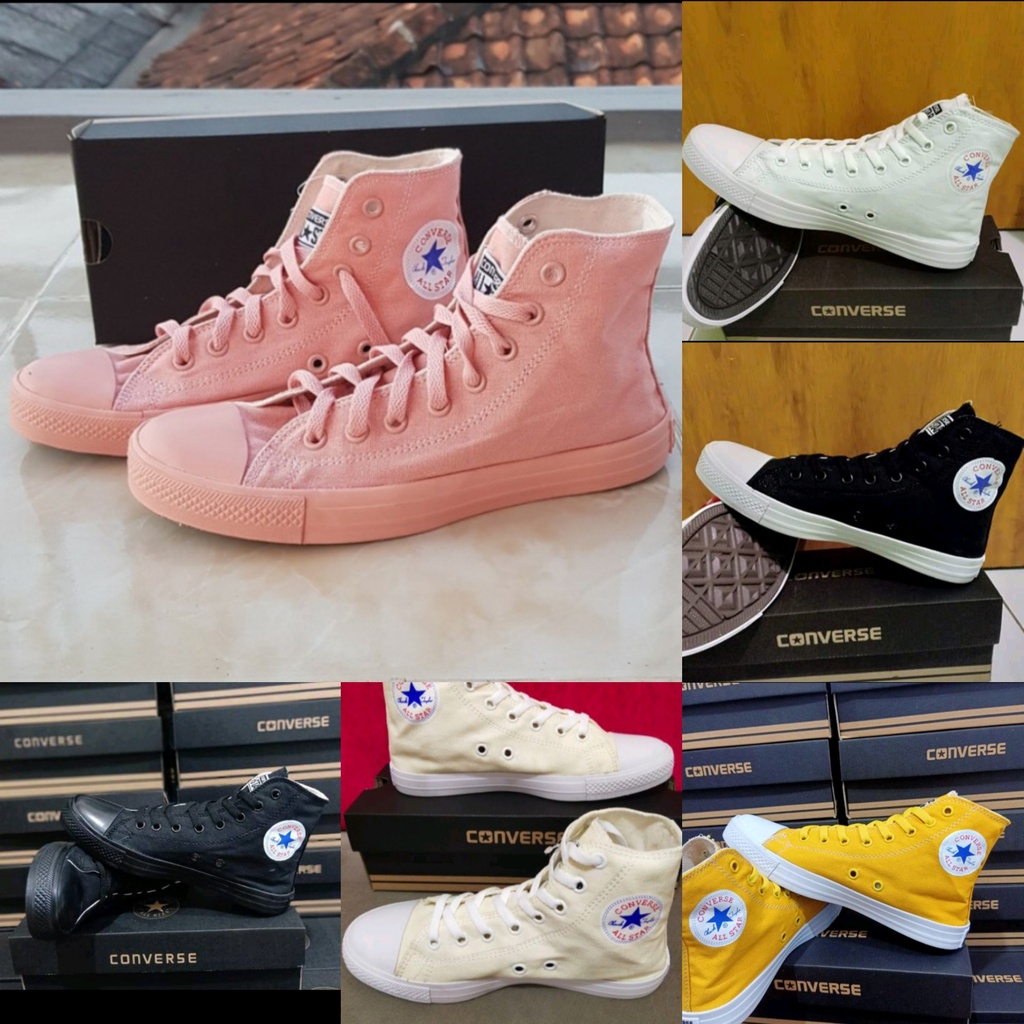 SEPATU BOOTS CT FULL COLOR SNEAKERS HIGH TERMURAH