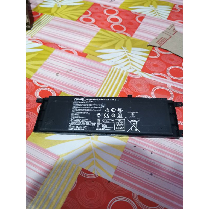 baterai lithium polymer copotan laptop asus x453m