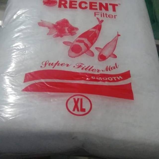 Kapas filter kolam 100x200 cm - Kapas filter aquarium - Saringan kolam ikan