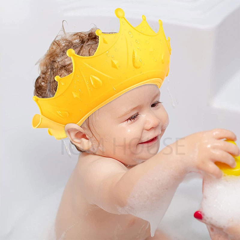 PREMIUM BABY SHOWER CAP - TOPI MANDI KERAMAS ANAK BAYI KUALITAS PREMIUM