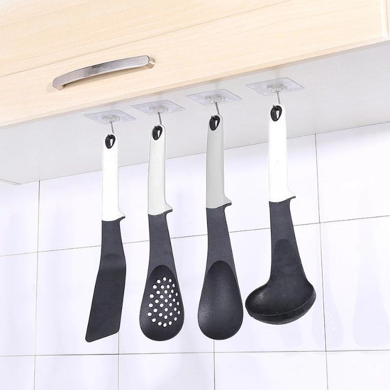 Gantungan Hook Tempel Hook Ajaib Aksesori Kamar Mandi Kait Dinding Bebas Paku