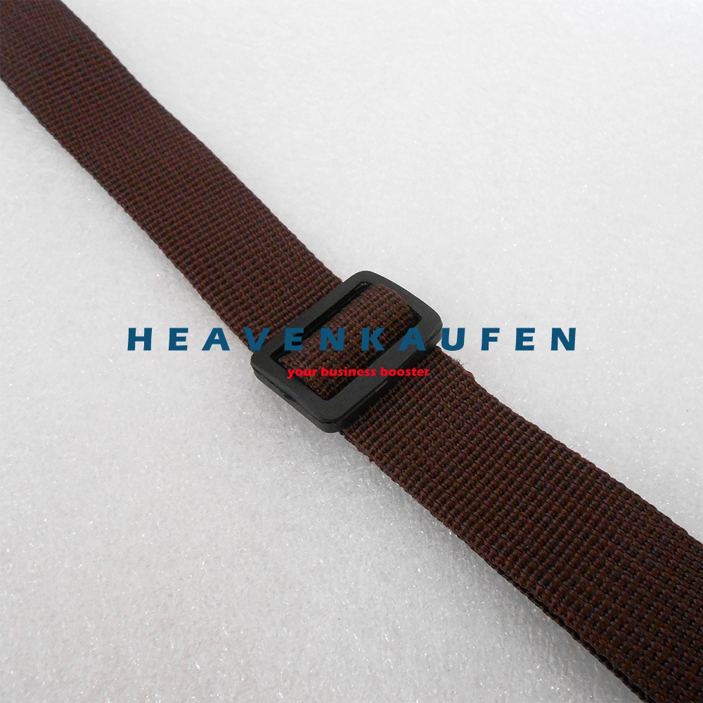 Strap Tali Selempang Slempang Tas Lebar 2,5 cm Warna Coklat Kait ATG