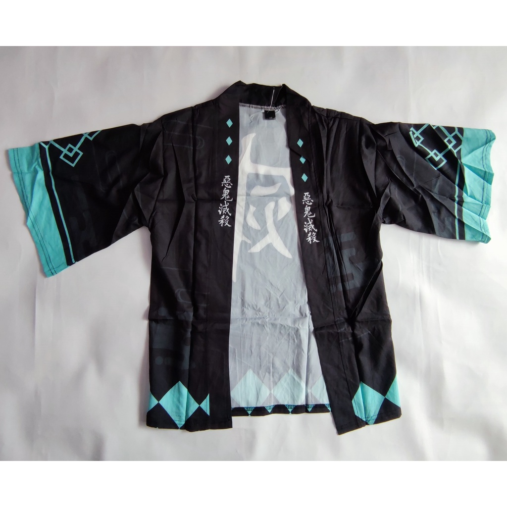 Baju Jepang Cosplay Kimono Kimetsu Demon Slayer Haori Dewasa Anime Tanjiro Giyu Kanji