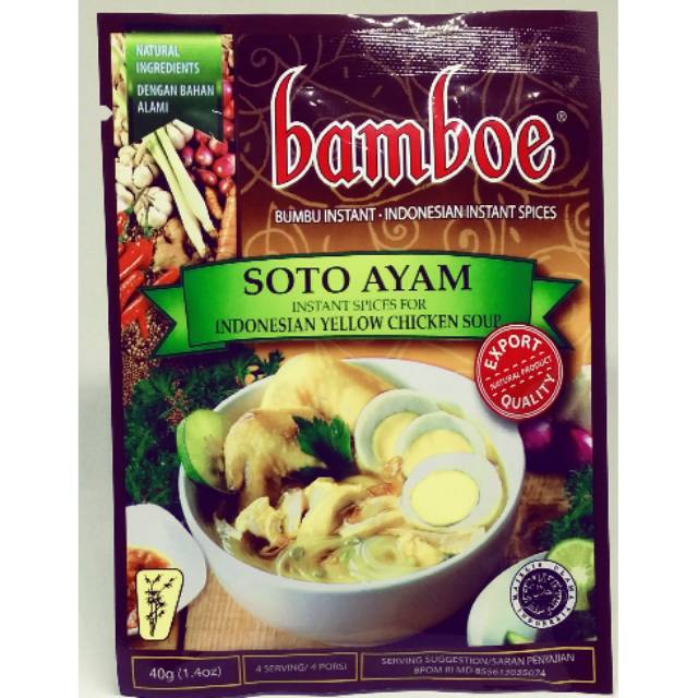 

BUMBU CAP BAMBOE SOTO AYAM. exp mei 2026