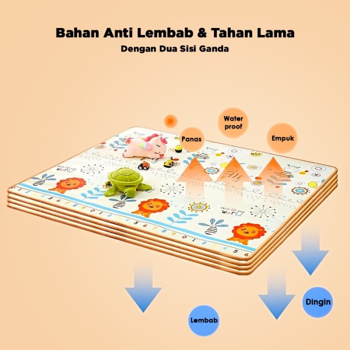 Karpet Alas Tenda Anak Rumah Persegi 8112Dd Barang Bagus