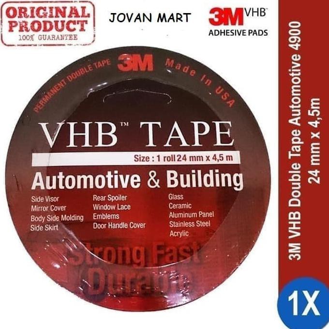 

Promo" Double tape 3M Original 3M 24mm Super Kuat Super Lengket