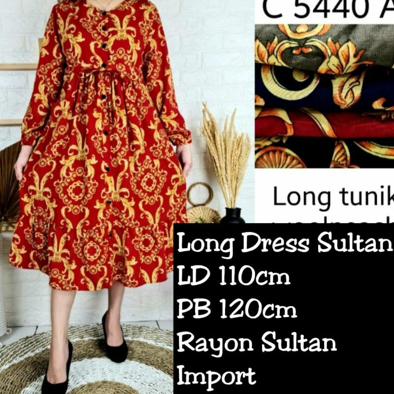 Long Dress Sultan Import ( Busui + Rempel )