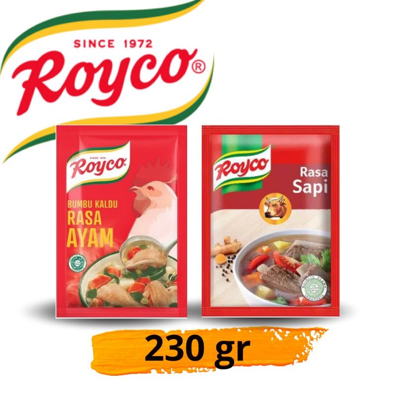 Jual Royco Bumbu Kaldu Kemasan Isi 230gram Rasa Ayam 230gr Dan Rasa ...