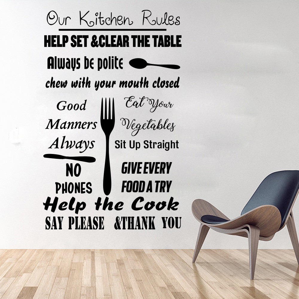 KC Baby - Wall Sticker Dinding / Dekorasi Dinding / Stiker Dinding / Wallpaper - Quotes Hitam 006