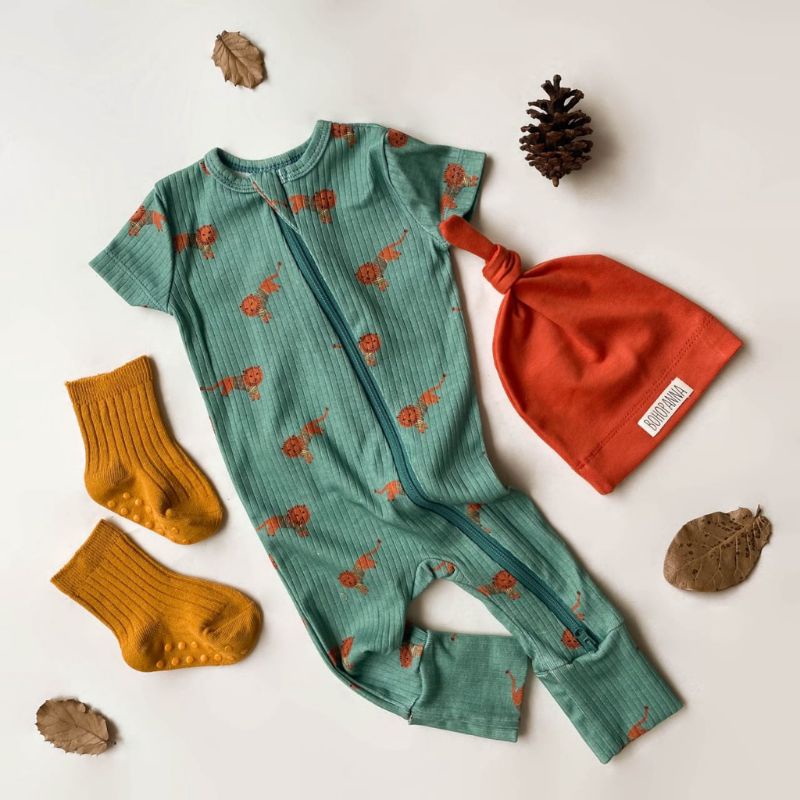 BAJU PIYAMA ANAK BAYI - SHORT SLEEPSUIT BOHOPANNA