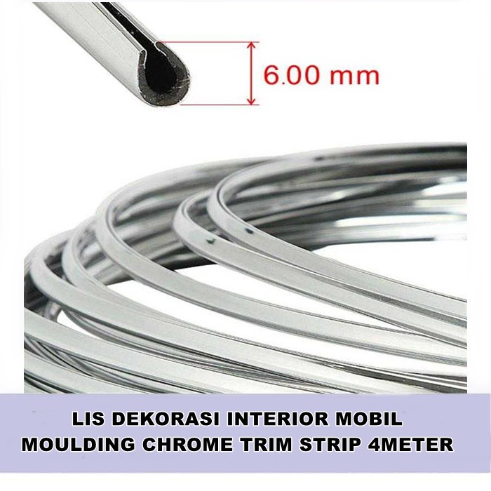 Lis Dekorasi Mobil Moulding Chrome / Trim Strip Nissan Evalia