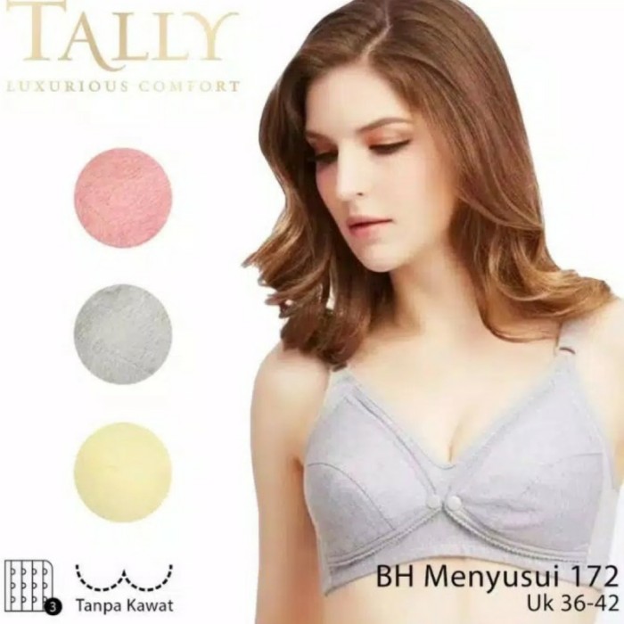 TALLY Bra Menyusui 172 Nursing Bra BH Ibu Hamil Menyusui Tanpa Kawat