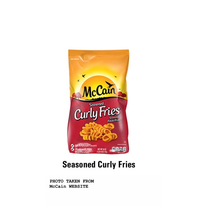 

McCain Curly Fries Kentang Keriting 1,8kg Packaging Polos