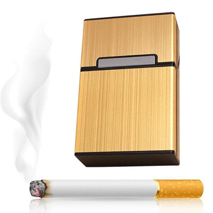 Kotak Rokok Elegan Aluminium Cigarette Case - YH006