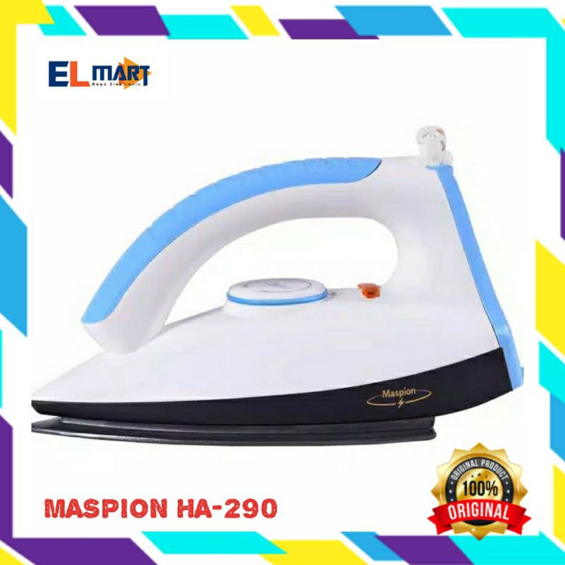 Maspion setrika listrik HA290 original / gosokan ha 290 | Shopee Indonesia