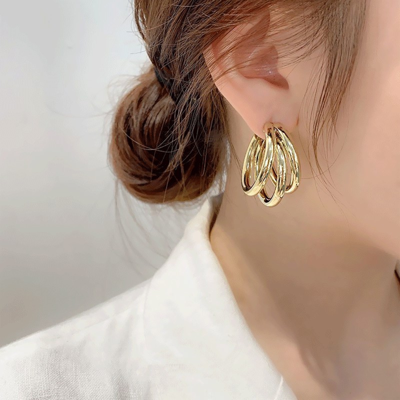 New Design High Quality Fashion Round Earrings For Summer