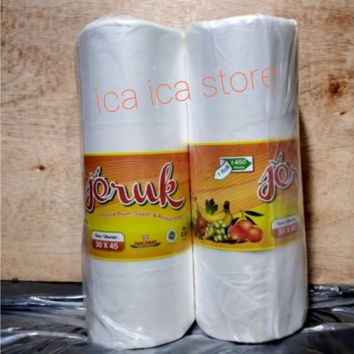plastik buah roll 30x45 | plastik fotocopy| plastik buah supermarket