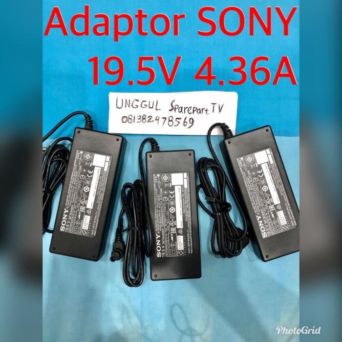 Adaptor Untuk Tv Led Sony 19.5V 4.36A Original Baru - Adaptor Sony 19.
