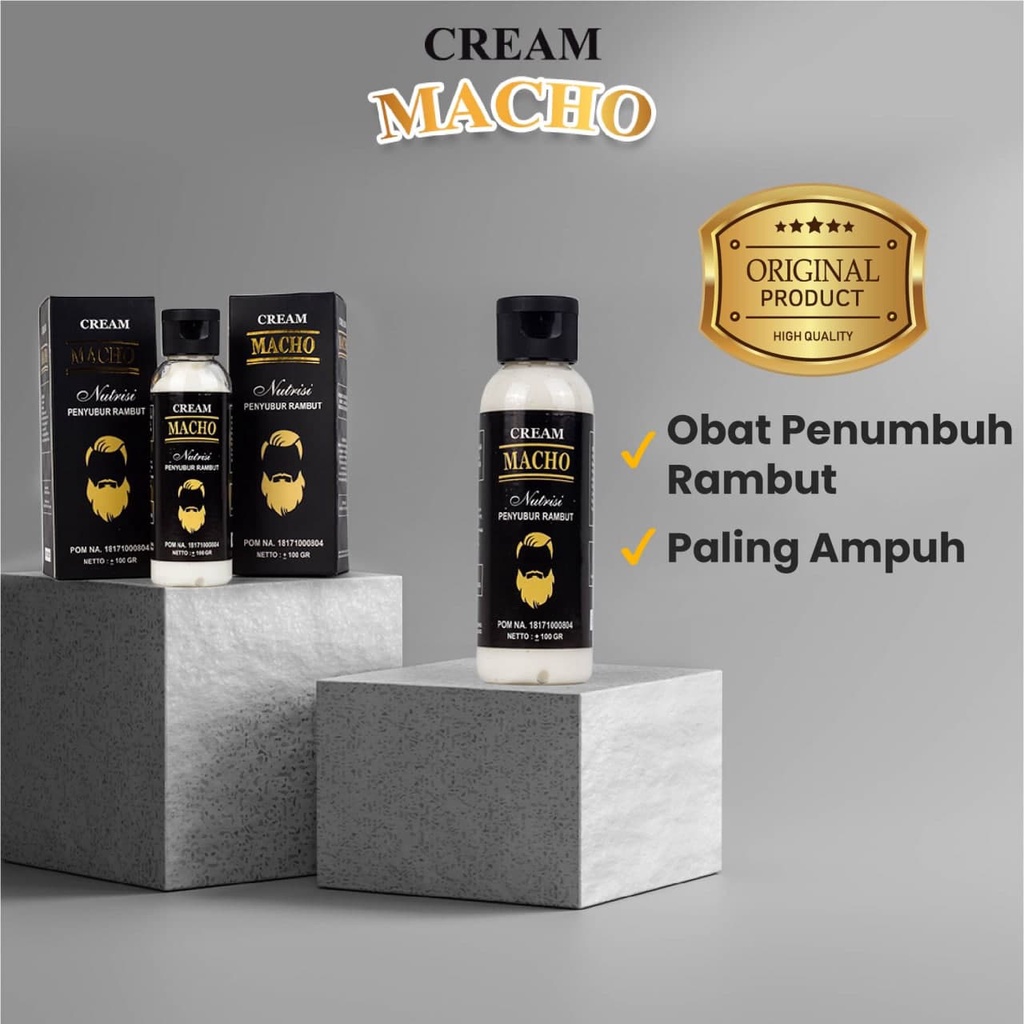 SKIKI91 - CREAM MACHO/ NUTRISI PENYUBUR RAMBUT/PENUMBUH JENGGOT