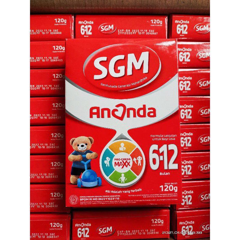 Susu SGM 6-12 Bulan / SGM Ananda 6-12 Bulan 120 gr