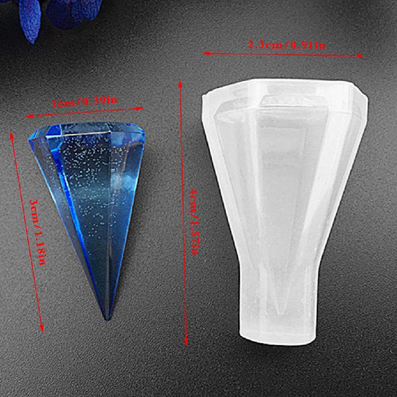 SIY  Cone DIY Silicone Mold Mould 3D For Resin Pendant Jewelry Craft Making Tool