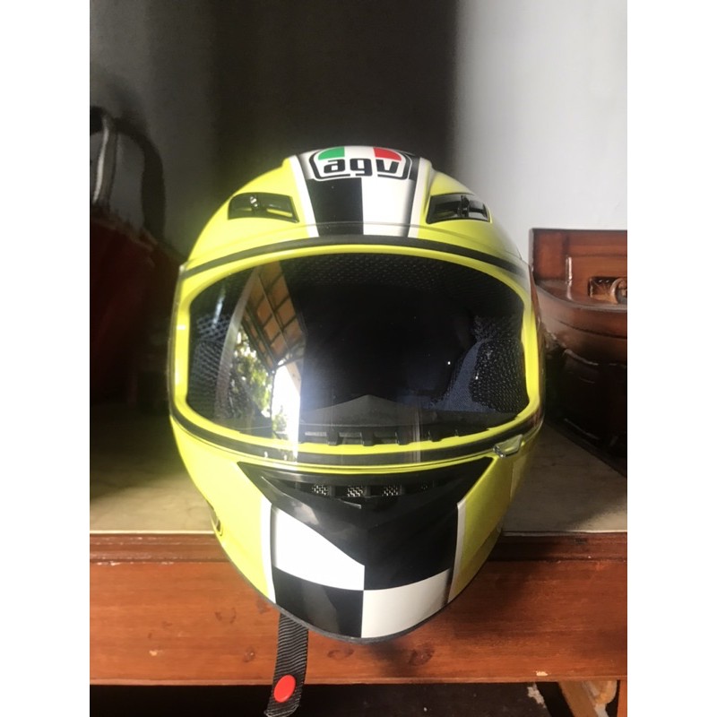 HELM AGV ORI K3 CELEBR - 8 YELLOW Original second XL