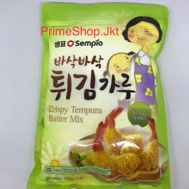 

Tepung Tempura Sempio Crispy Udang Tempura Batter Mix 500 gr 튀김가루