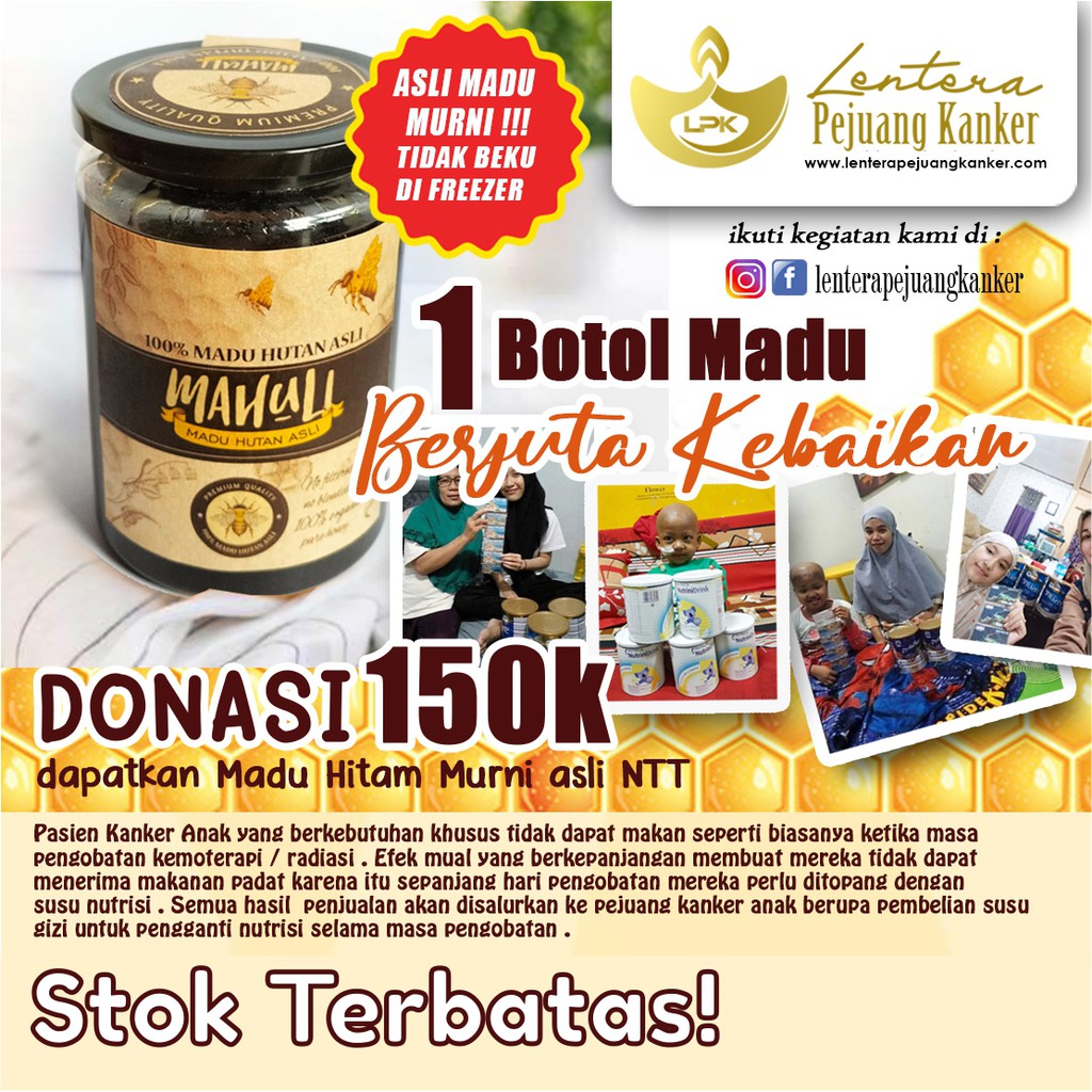 

Madu Hitam Alami - Madu Hutan Asli - Asli NTT Berkualitas 200 ML