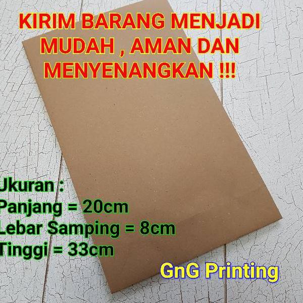 

Salee>,!stz-755 20pcs - 20x8x33 Polos Paper Bag Kraft Amplop, Paper Bag Pengiriman, Packaging