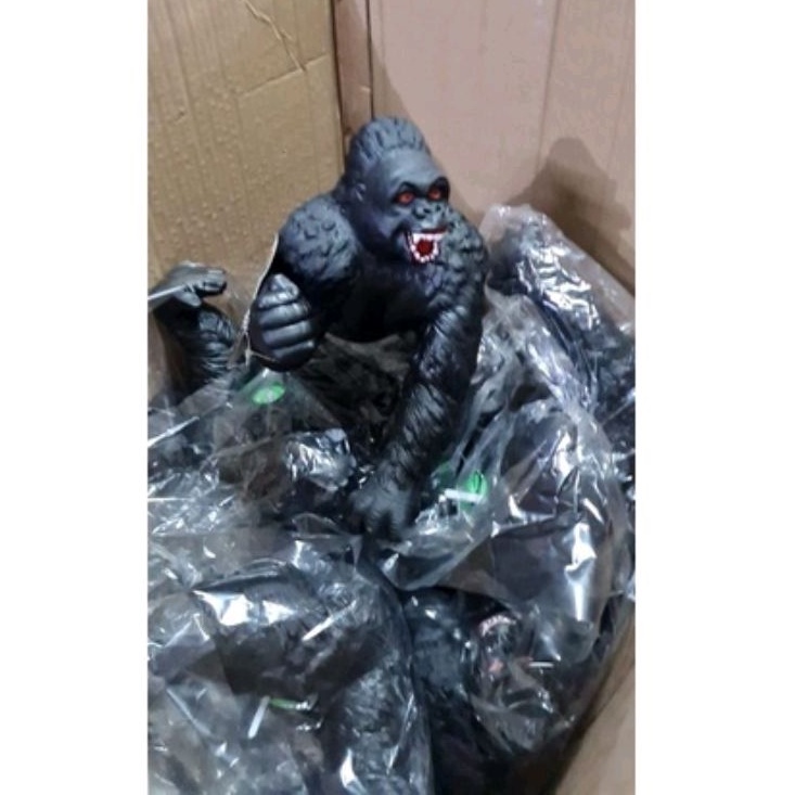 Mainan Kingkong besar 43 cm full karet