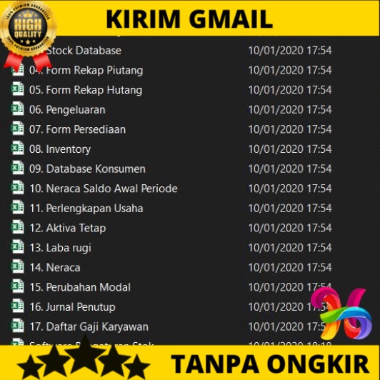 Template Excel Laporan Keuangan