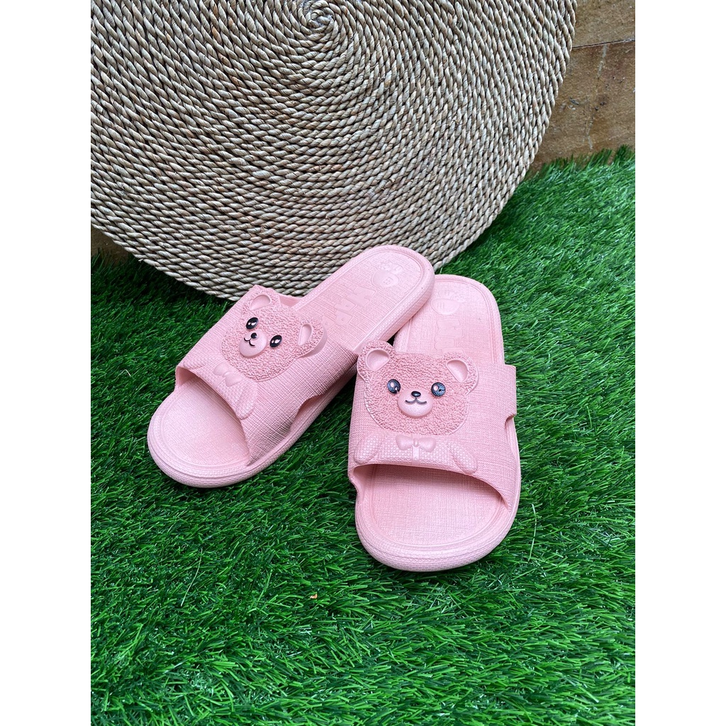 Sandal Slipper Wanita Import Cute Bear