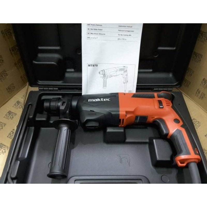 Maktec MT870 / MT 870 Mesin Bor Beton Rotary Hammer Drill