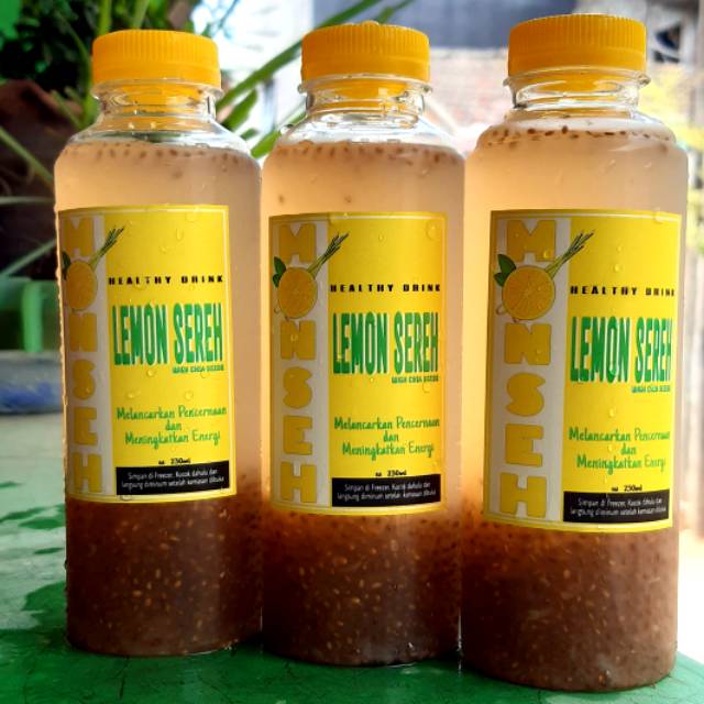 

Lemon Sereh Chia Seeds MONSEH