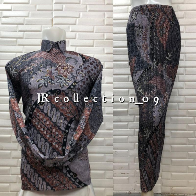 Setelan Couple Batik / Batik Couple Set / Rok Set / Batik Couple rok / Batik Lengan panjang