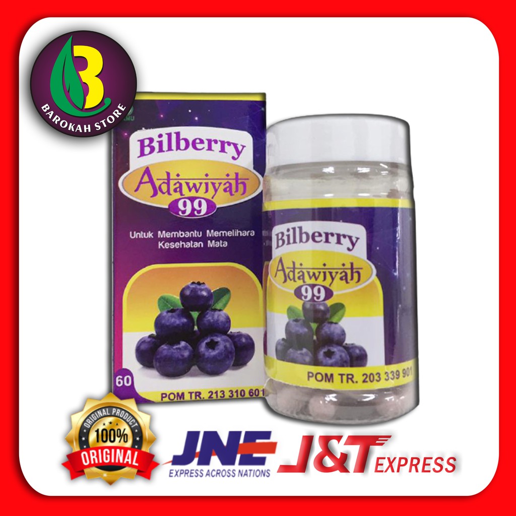 BILBERRY ADAWIYAH 99 / KAPSUL EKSTRAK BILBERRY ADAWIYAH 99 / BILBERRY ADAWIYAH / ADAWIYAH