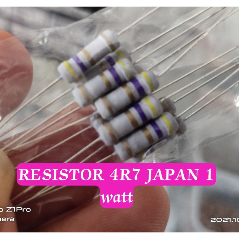 RESISTOR 4R7 JAPAN 1 watt