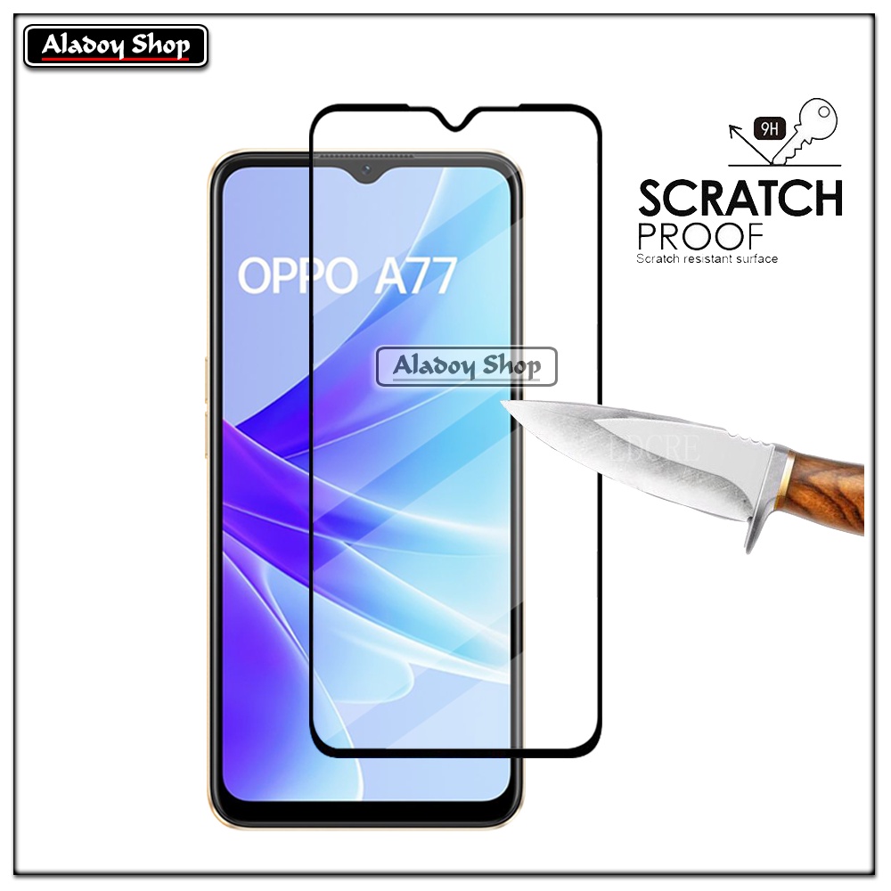 Tempered Glass Oppo A77 4G / Oppo A77S 4G 2022 Anti Gores Layar Screen Protector