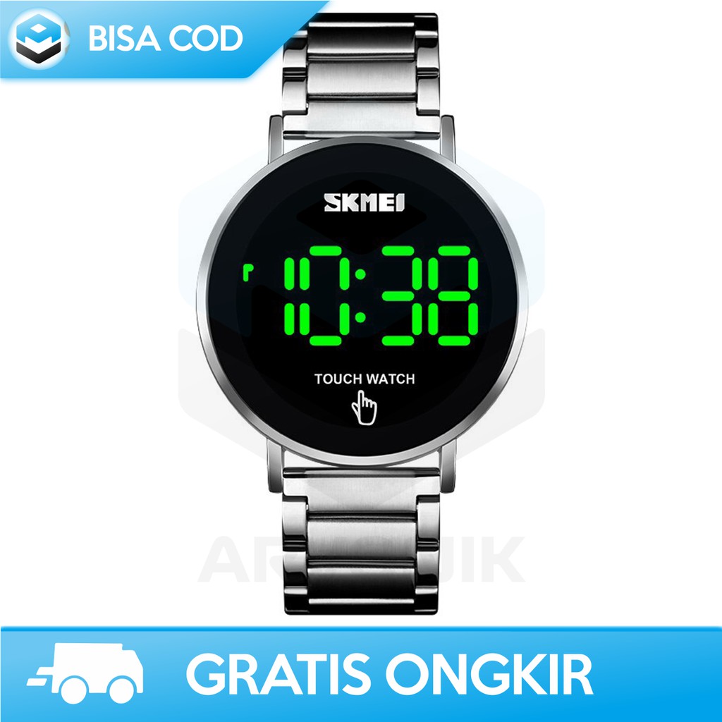 JAM TANGAN PRIA LAYAR SENTUH ANTI AIR SKMEI 1550 ORIGINAL - JAM TANGAN DIGITAL LAYAR SENTUH MURAH