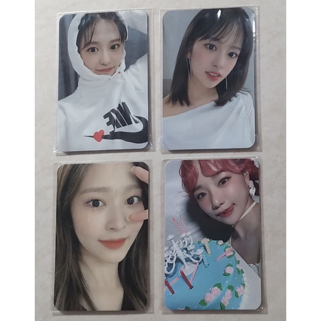 IZ*ONE/IZONE PHOTOCARD/PC YUJIN HOODIE, YUJIN DRESS, MINJU ZOOM, YURI CAKE