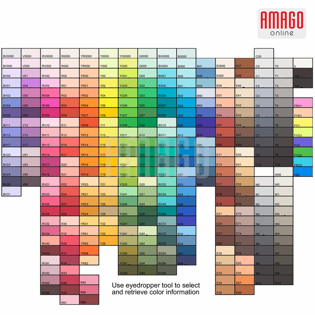 COPIC Ink Refill CIK - Tinta Isi Ulang Copic Model Baru - 12 ml - Harga Satuan - Warna Tulis di Catatan
