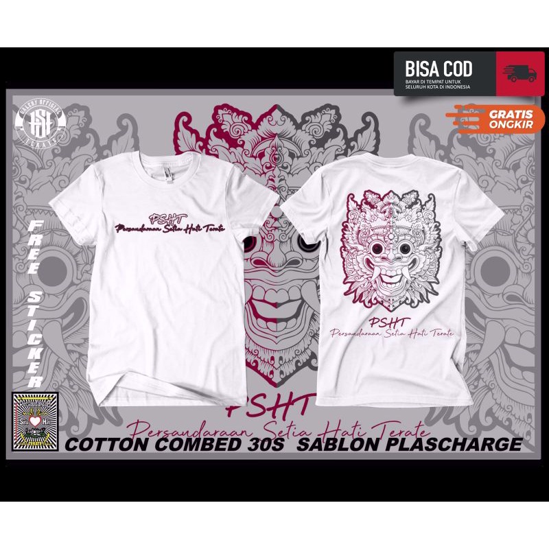 KAOS PSHT • KAOS PSHT BARONG • KAOS PSHT CULTURE • BISA COD ( BAYAR DI TEMPAT )