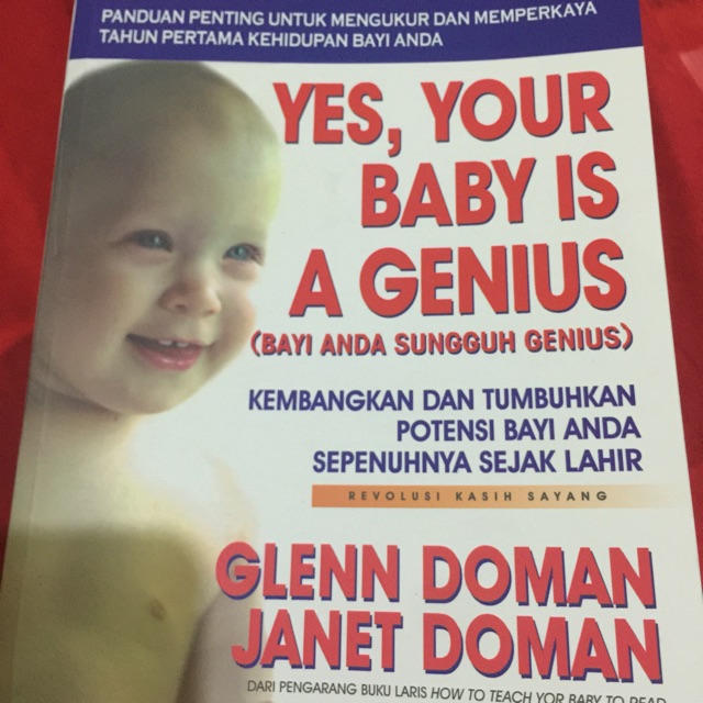 Glenn doman. Yes your baby is a genius