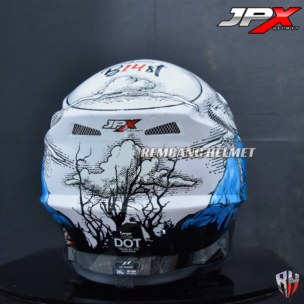 HELM JPX CROSS_FOX1 X14 - PEARL WHITE GLOSS PAKET GANTENG GOOGLE SNAIL HELM JPX KLX ORIGINAL HELMET MOTO TRAIL SUPERMOTO HELM FULL FACE MOTO CROSS TERBAIK TERMURAH-3