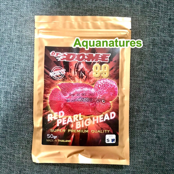 Pelet Ikan Louhan 99 Nine Point Nine Dome Original 50gr