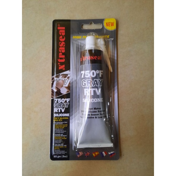 Lem  Xtraseal 750°F Gray RTV Selicone (85 gm)