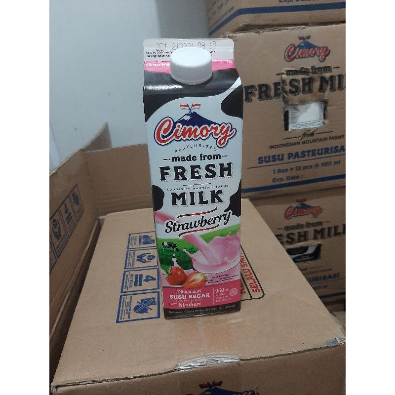 

Cimory fresh milk strawberry 950ML