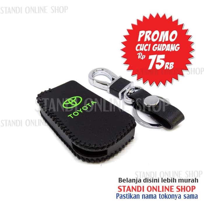 PROMO Leather Key Case Sarung Kunci Kulit Toyota All New Kijang Innova